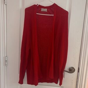 Urban Outfitters Cardigan Sweater Orange Red Size XS